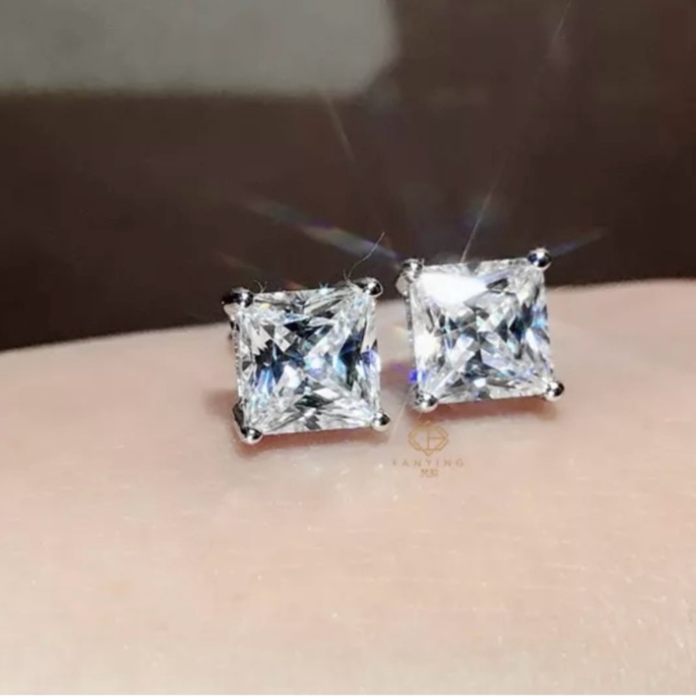 Elegant Silver Stud Earrings